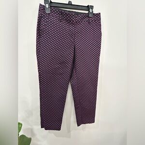 J. Crew Black and Pink Patterned Garment